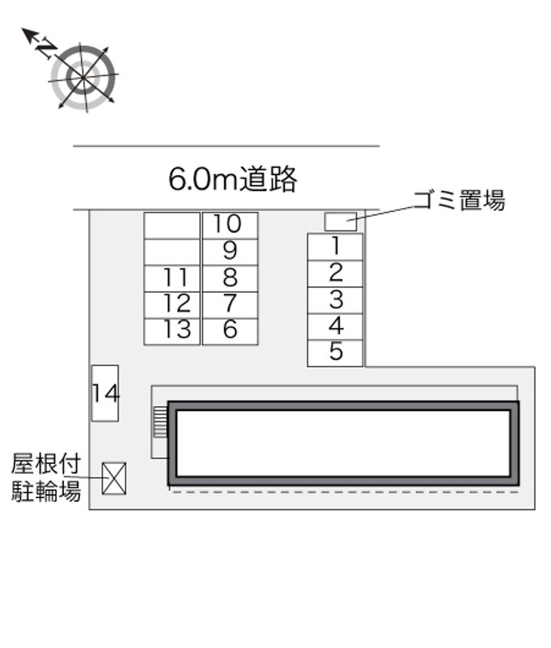 レオパレスアルカディア 配置図