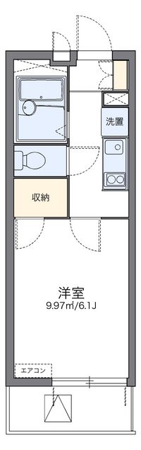 レオパレスルーチェ　マーレ 間取図