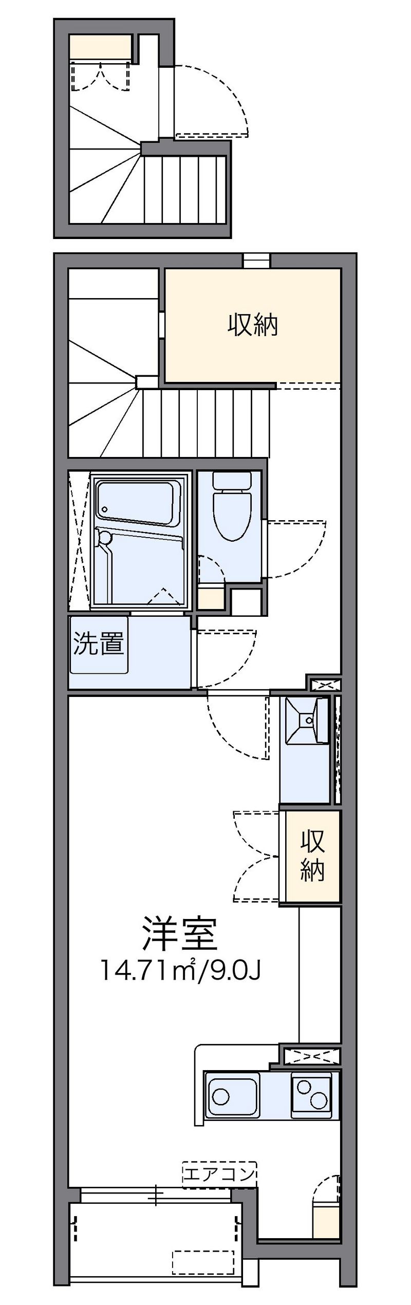 レオネクスト前浜 間取図