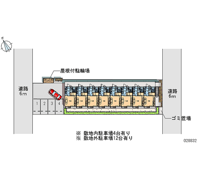 28832月租停车场