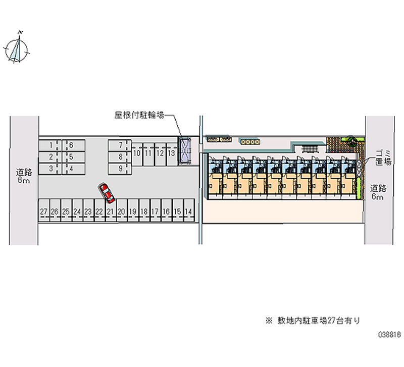 レオパレスアネックスⅠ 月極駐車場