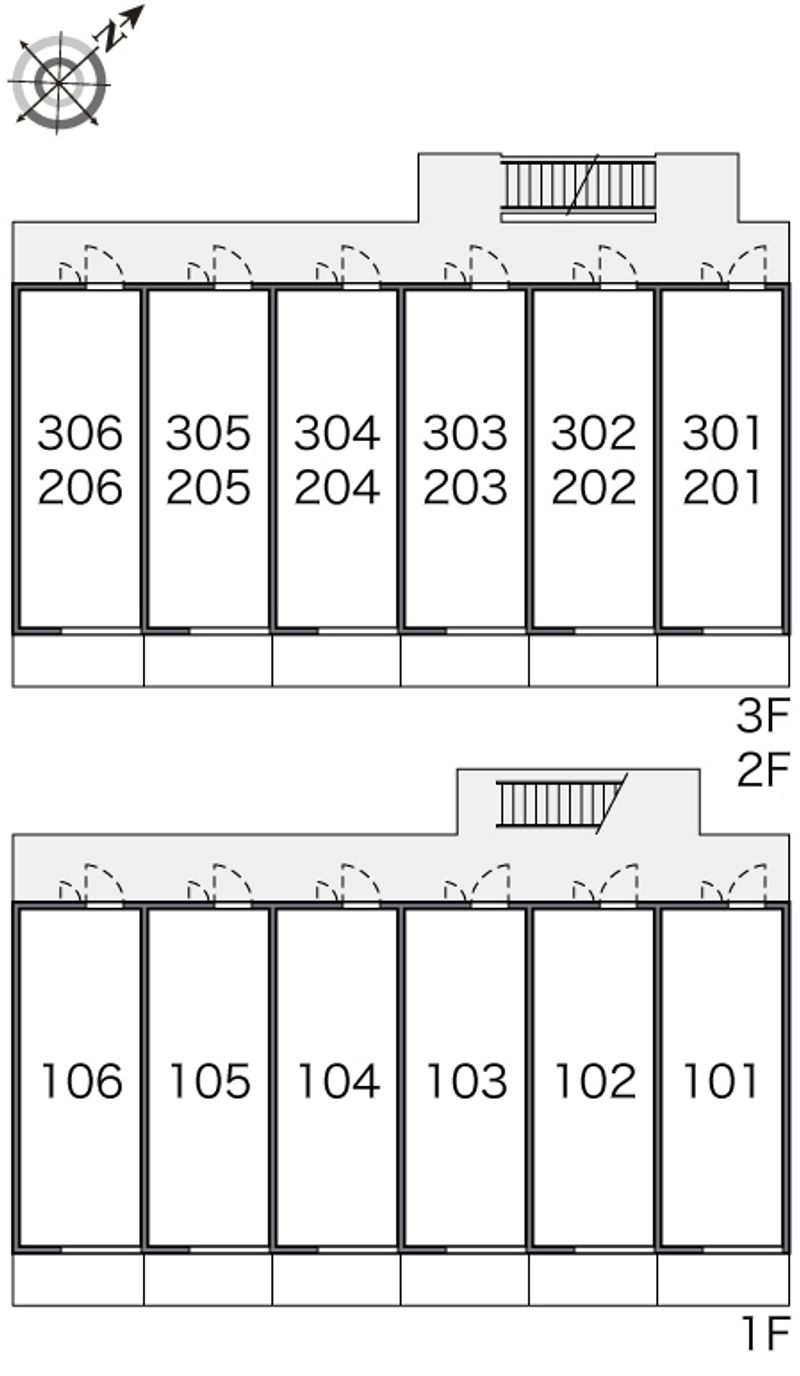 レオパレスヴィース泰光 間取り配置図
