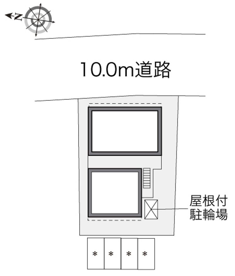 レオパレスフエキ 配置図