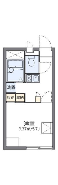 レオパレスプランドール 間取り図