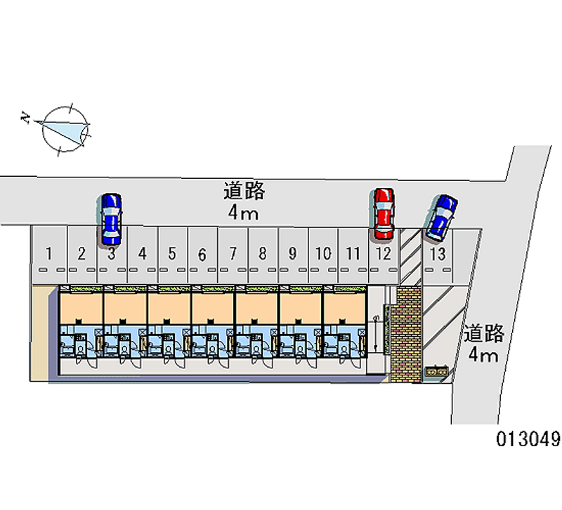13049 Monthly parking lot