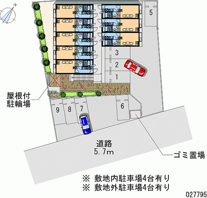 レオパレス新生 月極駐車場