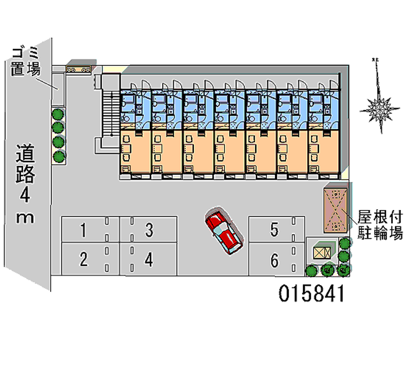 15841 Monthly parking lot