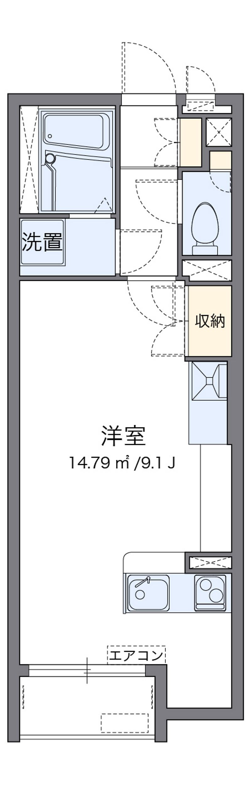 ミランダＩＺＵＭＩ 間取図