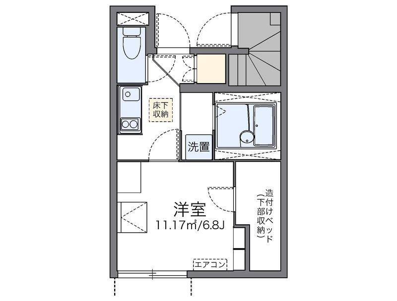 レオネクストナルチーゾ 間取図
