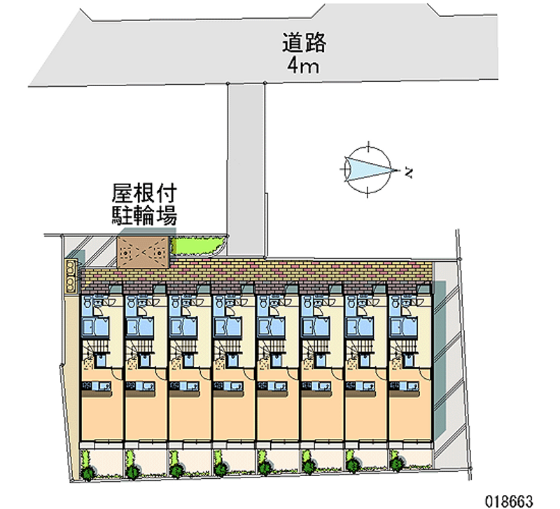 レオパレスマノワール 区画図