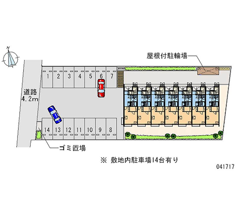 41717 Monthly parking lot