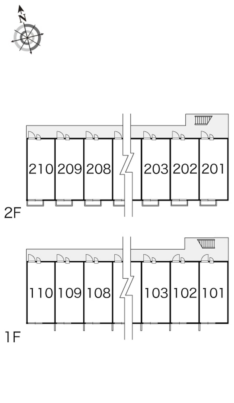 レオパレスカスカータＳＹⅡ 間取配置図