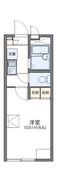 レオパレスエグランテ大岡 間取り図