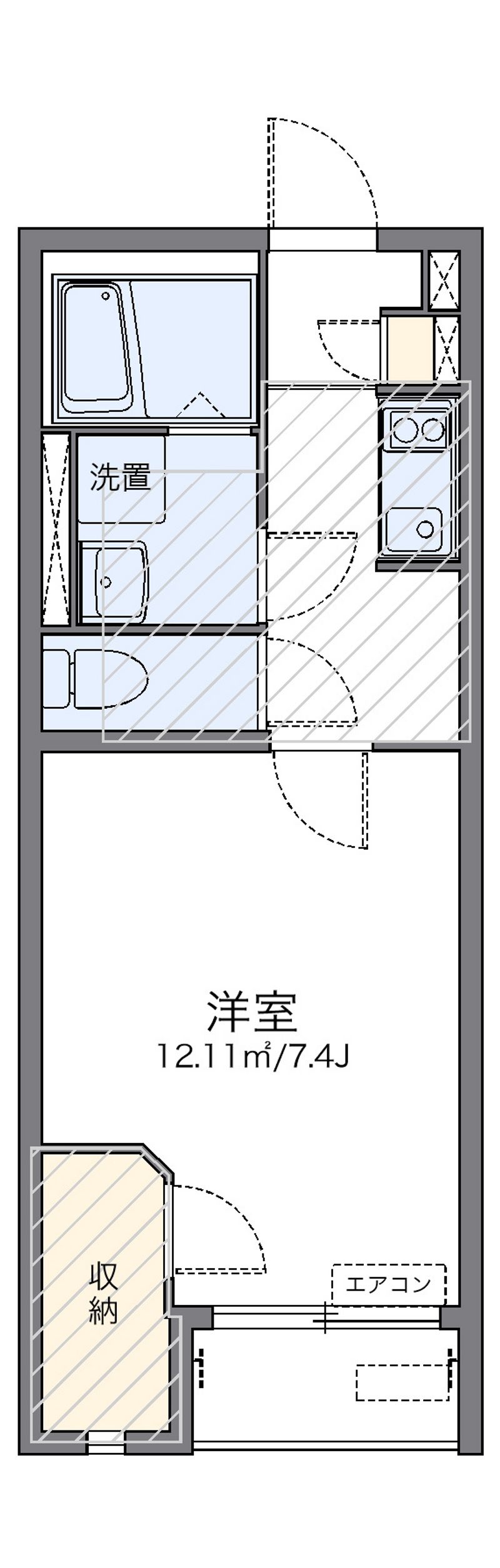 レオネクスト田中後 間取図