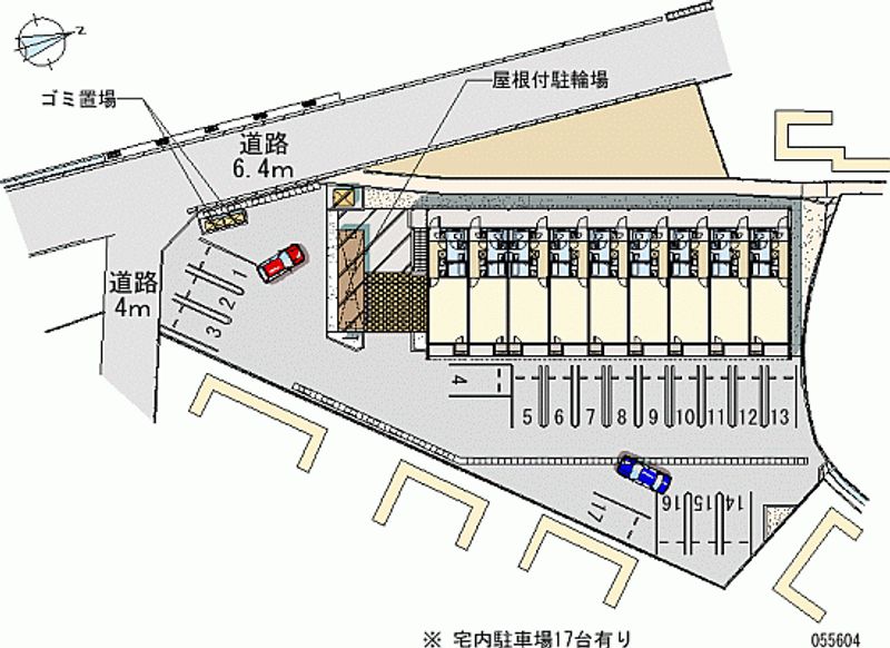 クレイノサンセーズ 月極駐車場