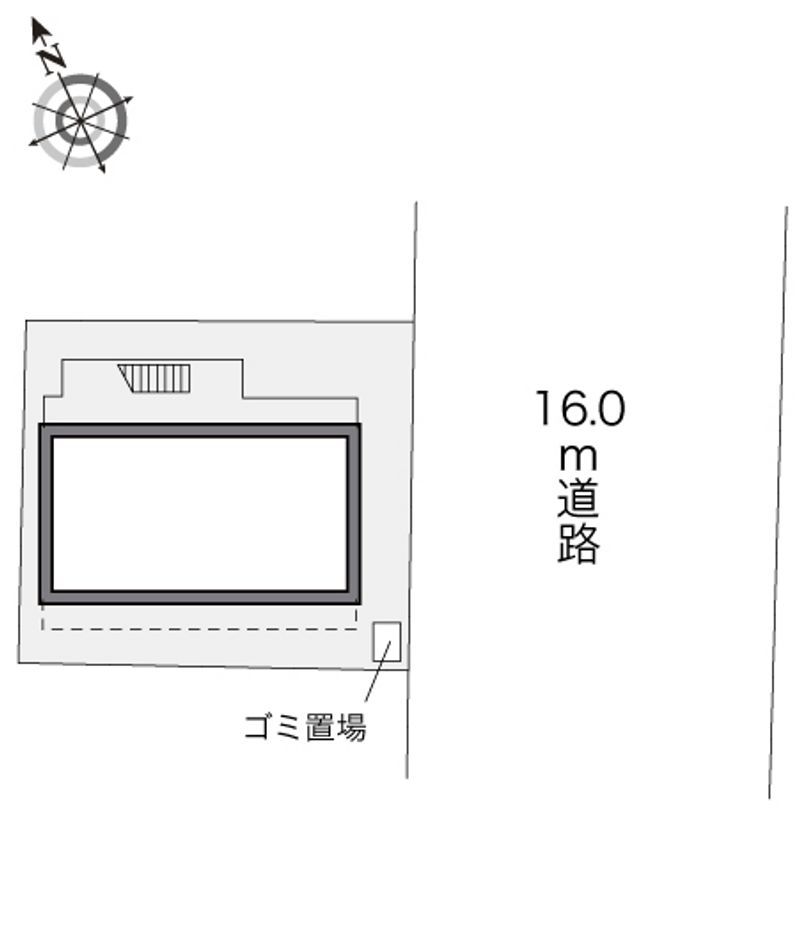 レオパレスサンライズ 配置図