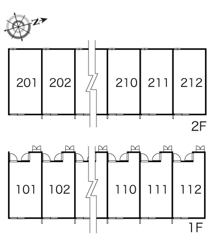 レオパレスアネックス 間取配置図