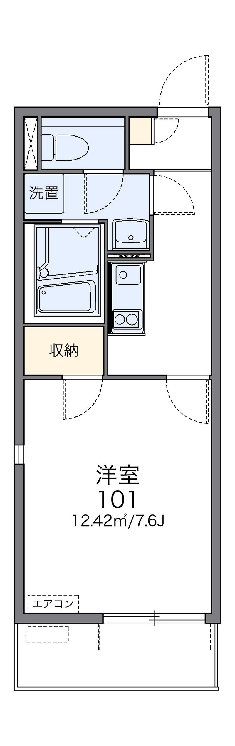 レオネクストＲｅｉ 間取図