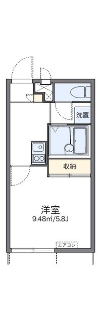 レオパレス宝ヶ池 間取り図