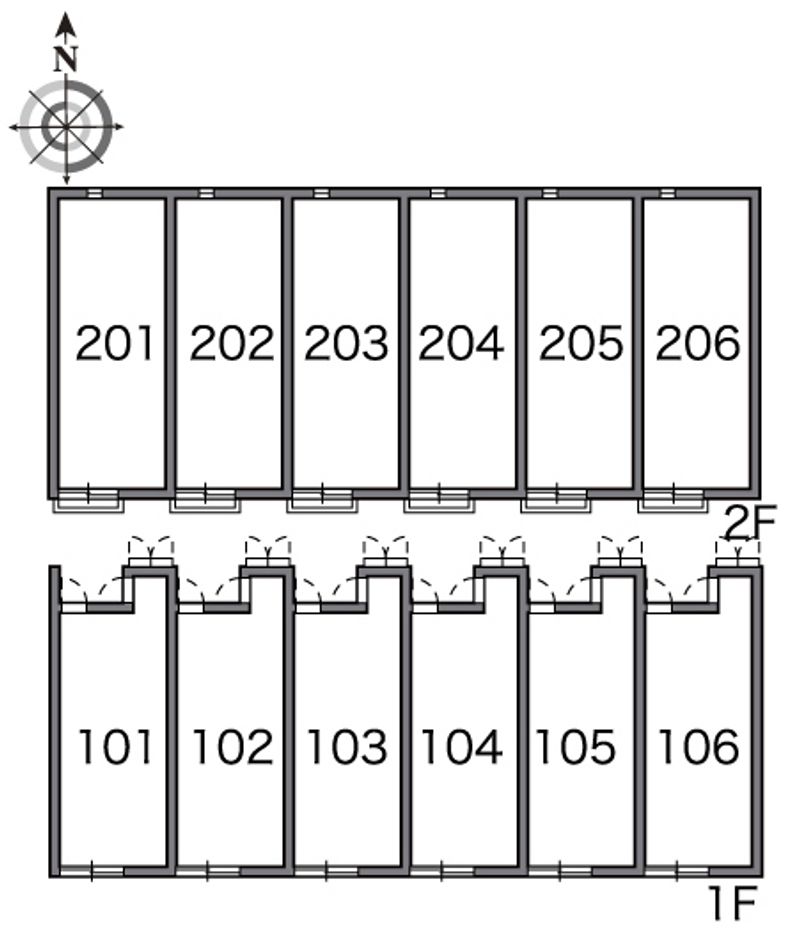 レオネクストメルベーユ野田 間取配置図
