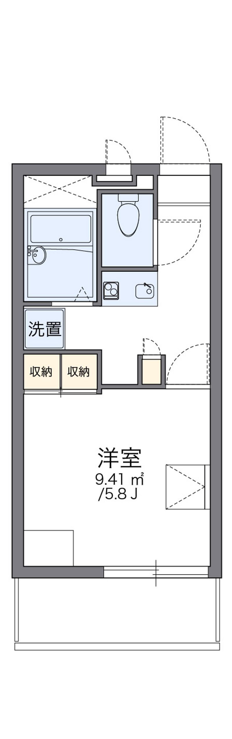 レオパレスＯＤＡＷＡＲＡ 間取図