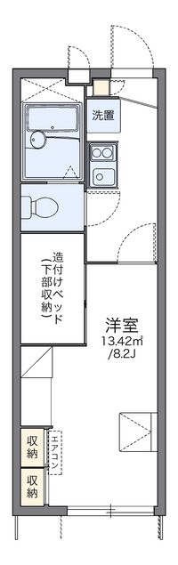 レオパレスエスポワールさくら 間取り図