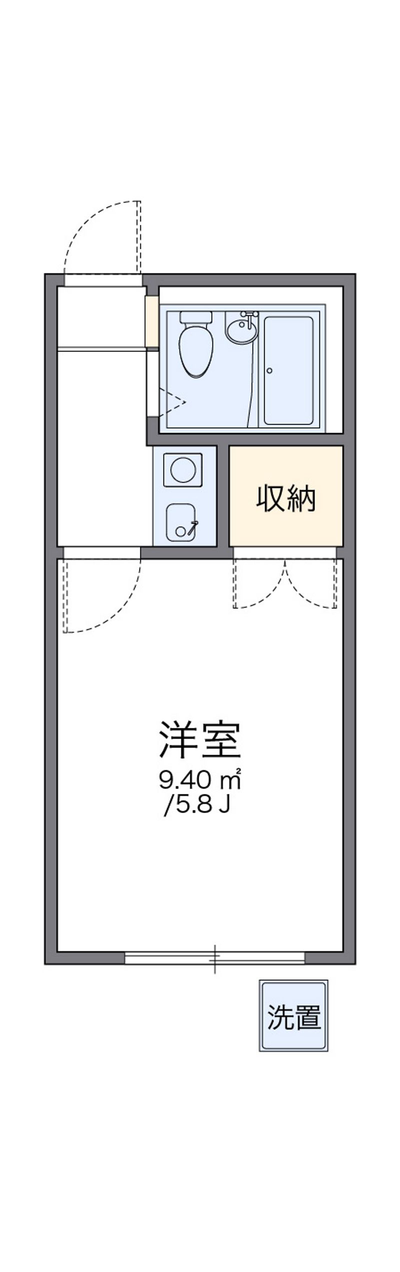 レオパレス亀有第４ 間取図