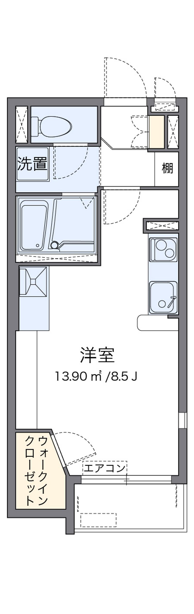 ミランダ大久保 間取図