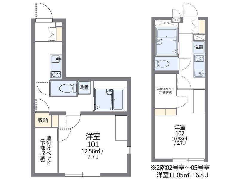 レオパレスＡｎｔＨＩＲＯ 間取図