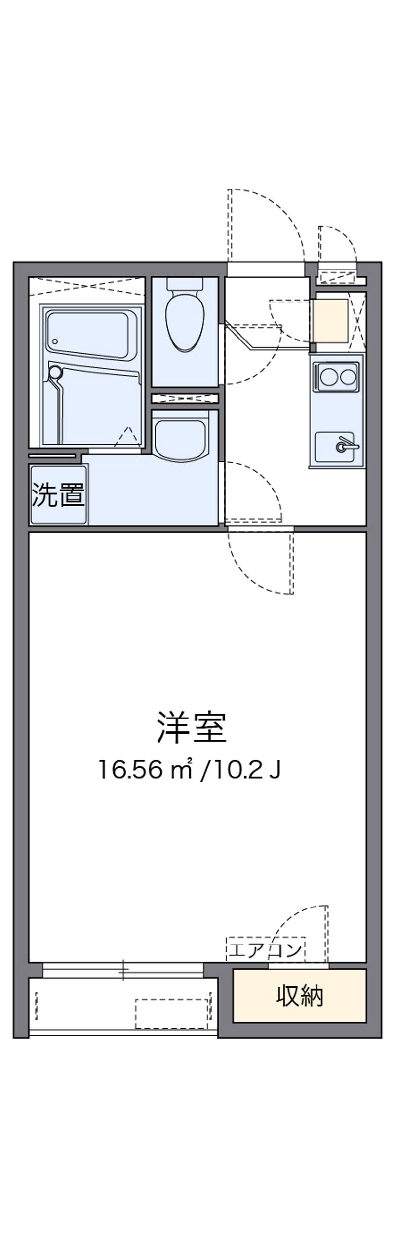 クレイノ茂木 間取図