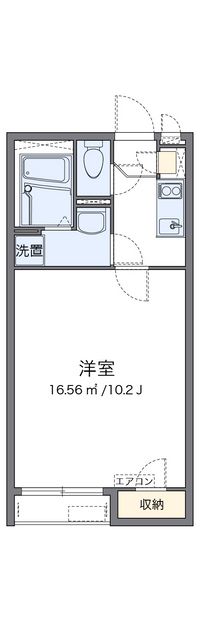 クレイノ茂木 間取り図