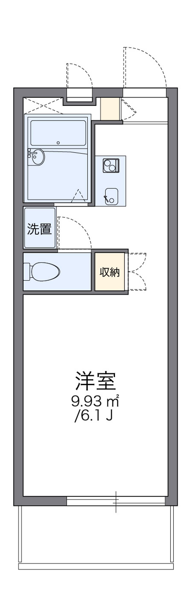 レオパレスＫ　Ｔ 間取図