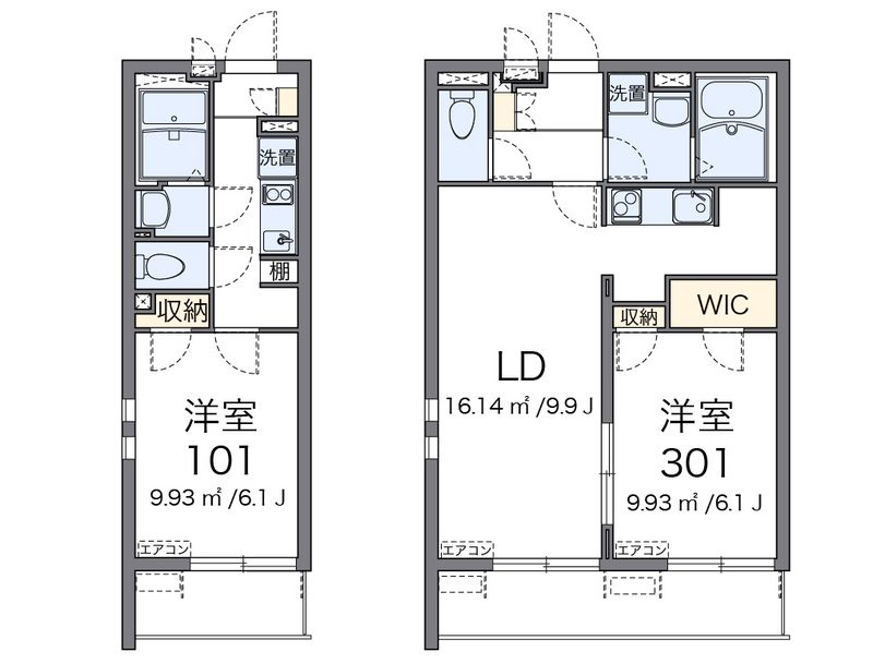 クレイノアリエス 間取図