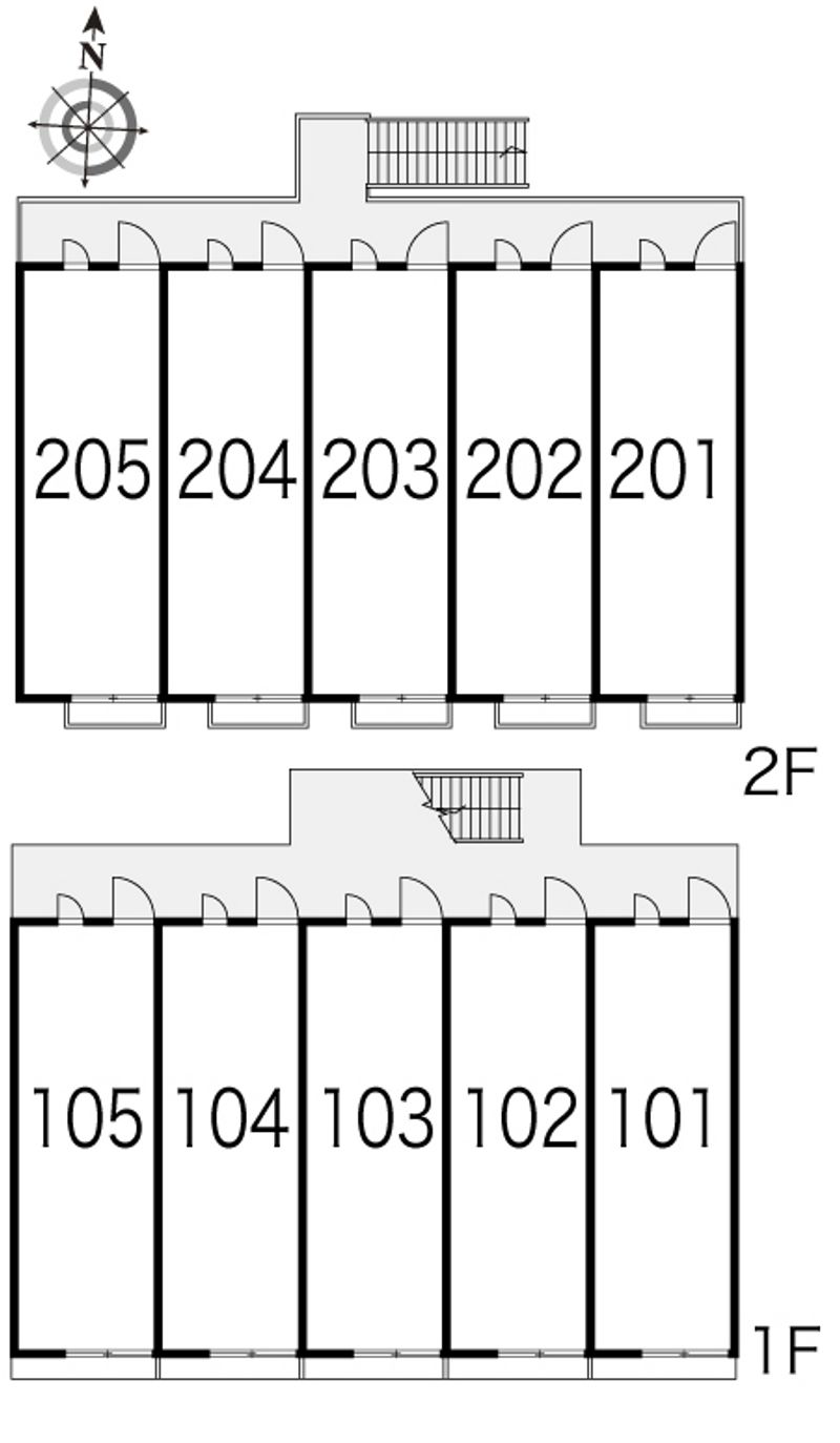 レオパレスＣｈｅｚ　ｍｏｉ　Ｎ 間取配置図