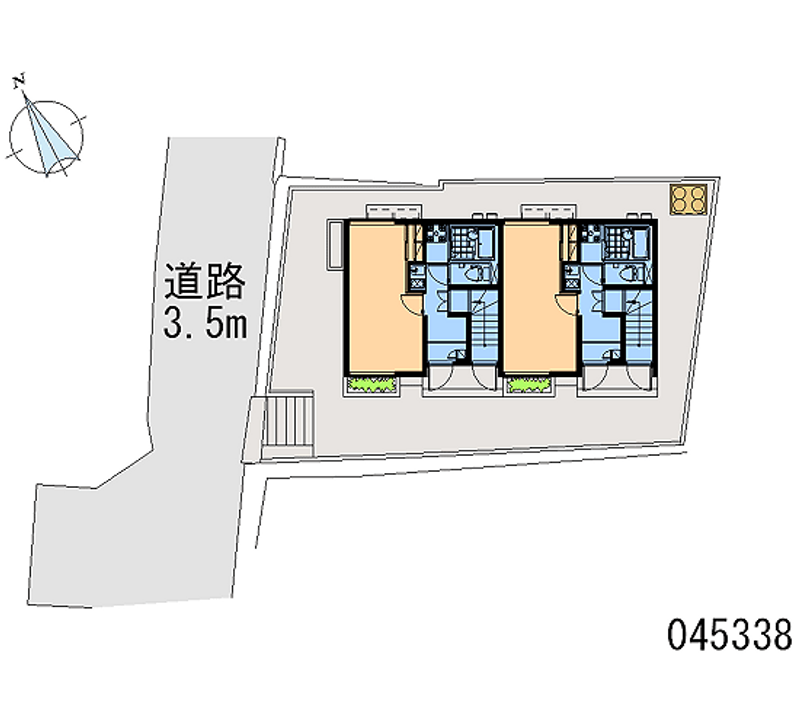 レオネクストヒルサイドテラスⅣ 区画図