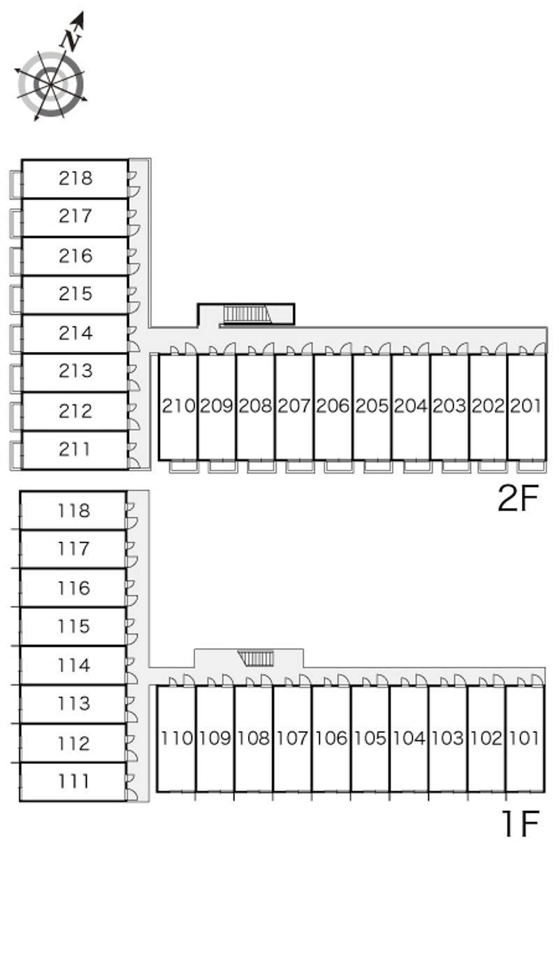 レオパレスＯＮＣＥ本山 間取配置図