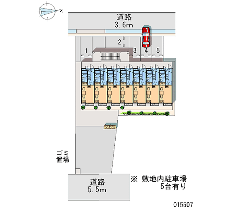 15507 Monthly parking lot