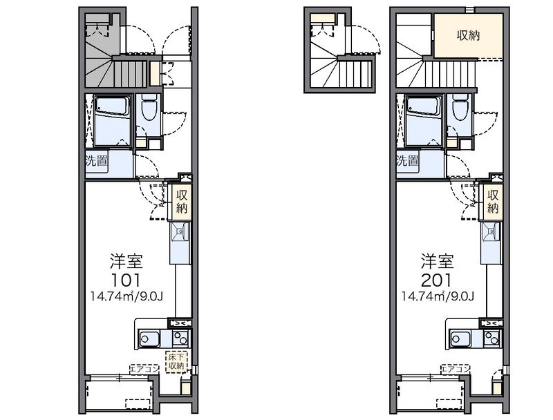 レオネクストポムールⅠ 間取図