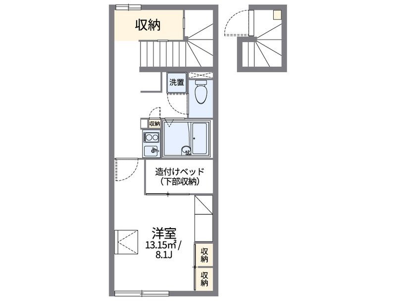 レオパレスデンファレ花田Ⅱ 間取図