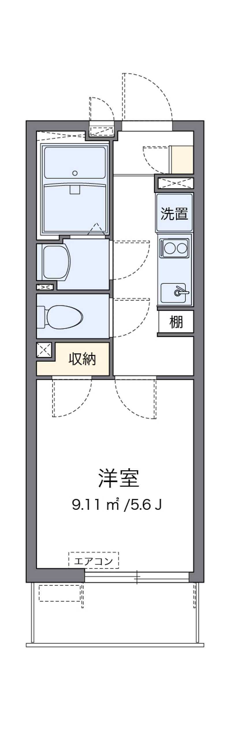 クレイノトルースⅥ 間取図