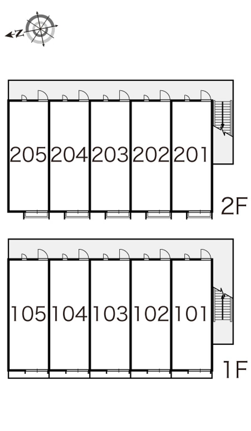 レオパレスオアシス 間取配置図