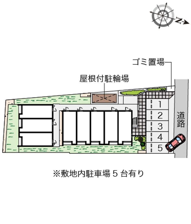 ＣＡＲＡＲＵ森孝 駐車場