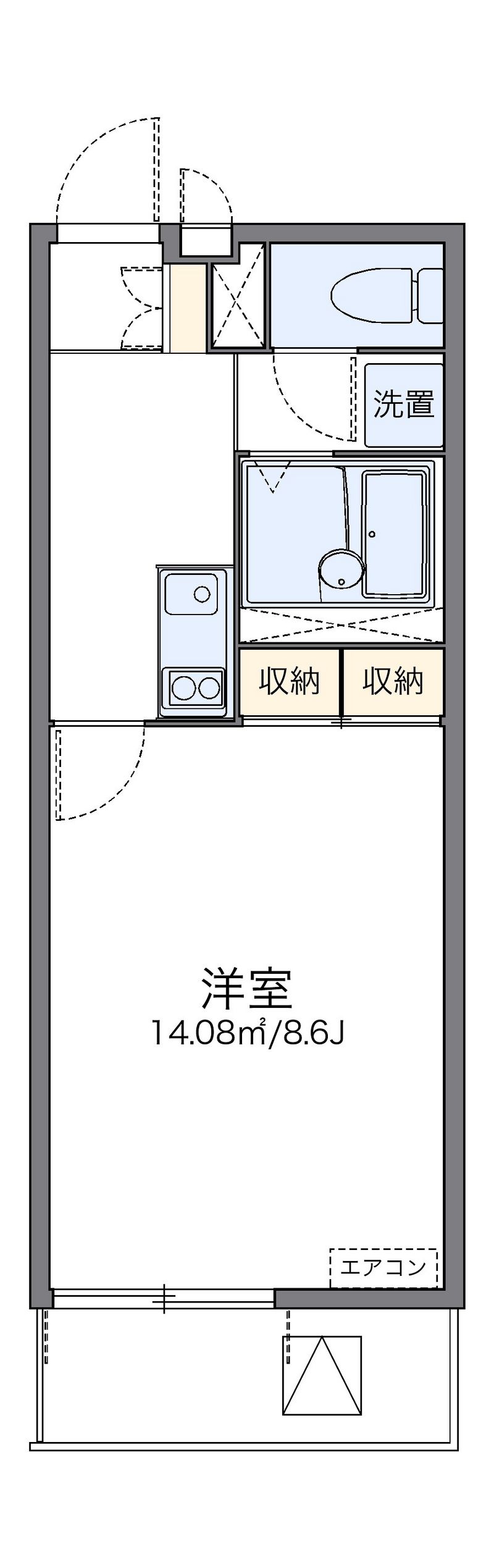 LEONEXT Mon Blue Kibe Floor plan