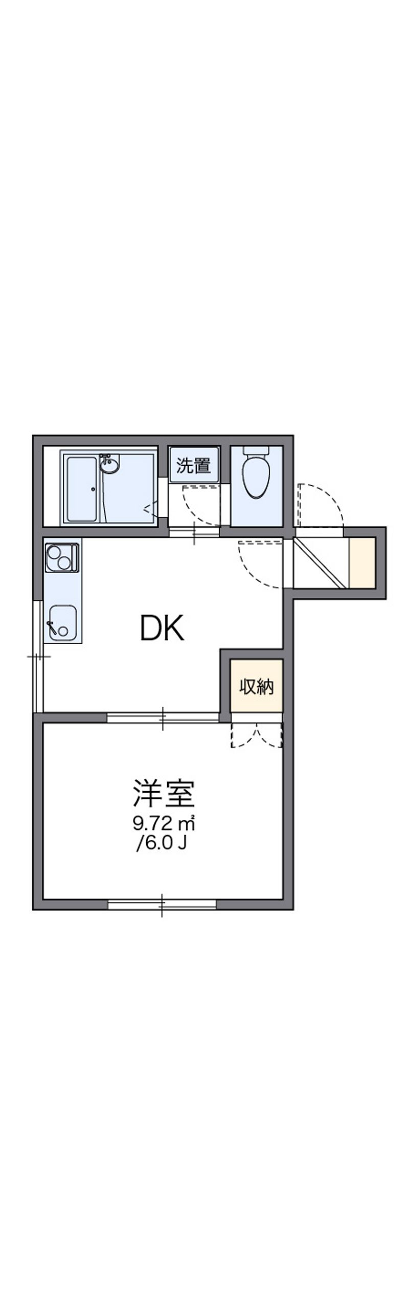 レオパレス千歳町第１Ａ 間取図
