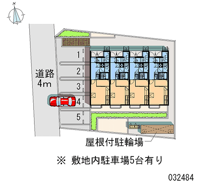 レオパレスおゆみ０６ 月極駐車場