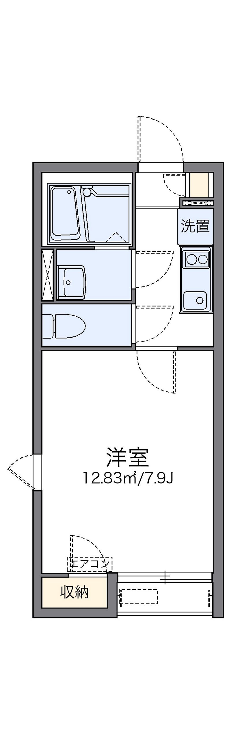 レオネクストホワイトクローバー 間取図