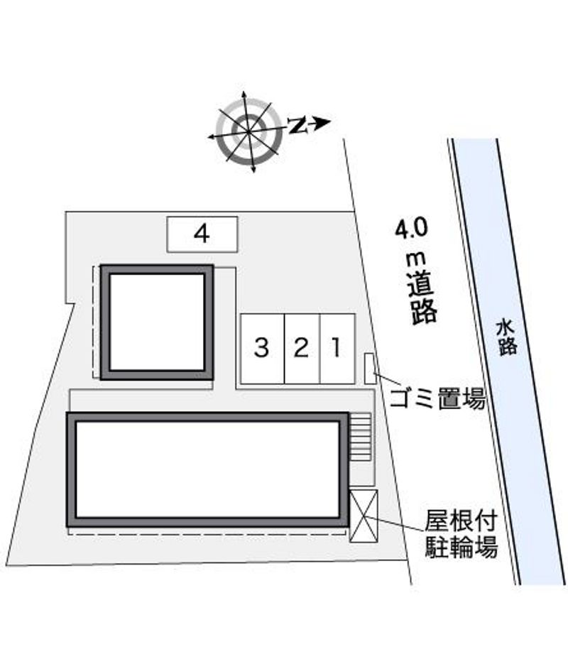 レオパレスＯｋｕｒａ 配置図