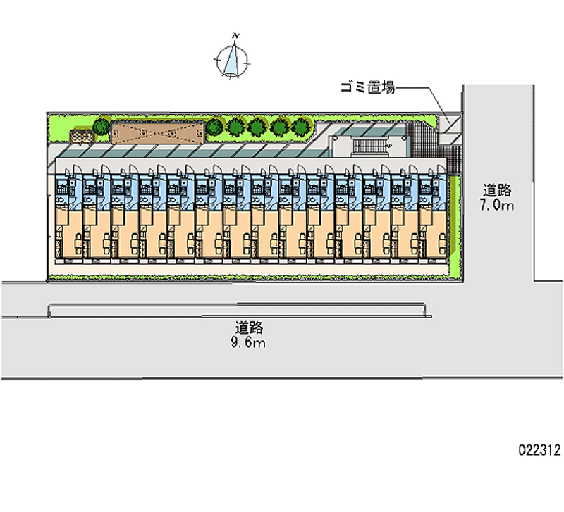 レオパレス水元 区画図