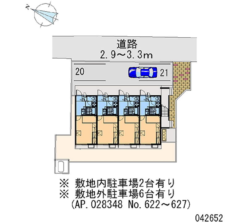 レオパレスコンフォート 月極駐車場