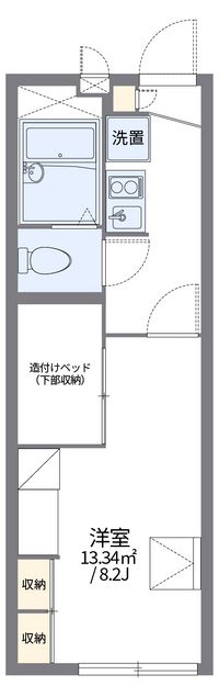 レオパレスモイスン 間取り図